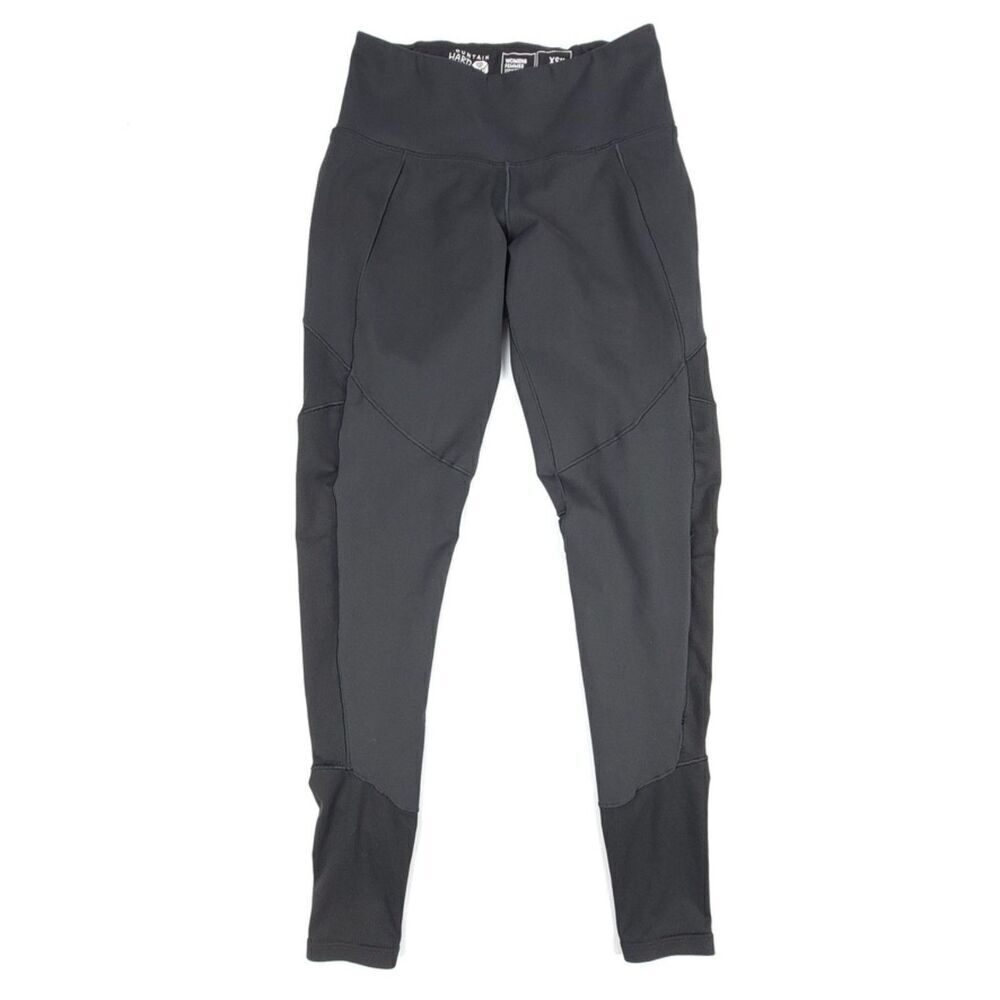 MOUNTAIN HARDWEAR Ghee Tight Lightweight Baselayer Leggings Pant Womens XS Gray